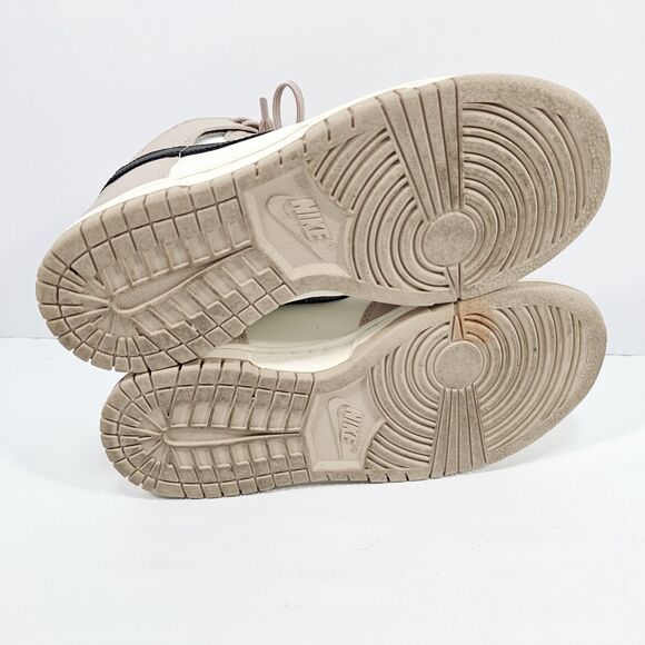 Nike Dunk High "Fossil Stone" Beige Black Sail DD1869-200 Women’s US 5.5 - Picture 4 of 8